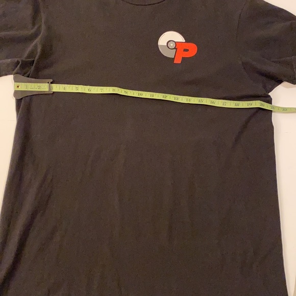Men’s Graphic Tee Size Large Black CP CALIBRATED POWER Excellent Condition - Picture 7 of 7